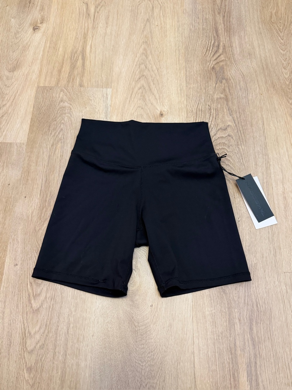 Takedown High Waist Black Bike Shorts